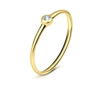 Gold Plated Silver Rings NSR-533-GP